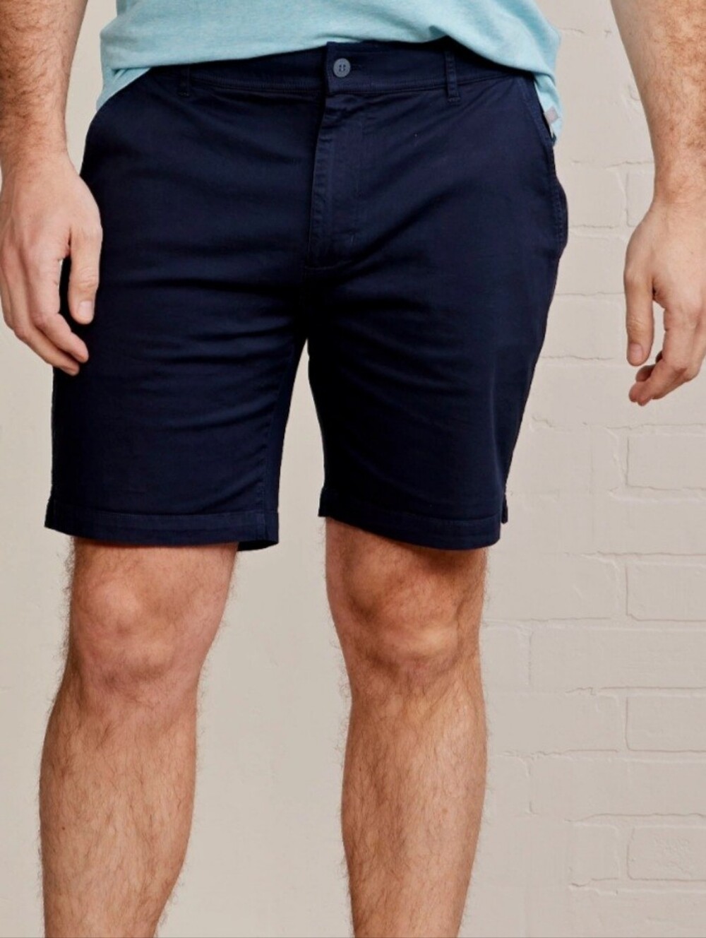 Tasc Mens Tailored Shorts Navy Blue 38 Waist